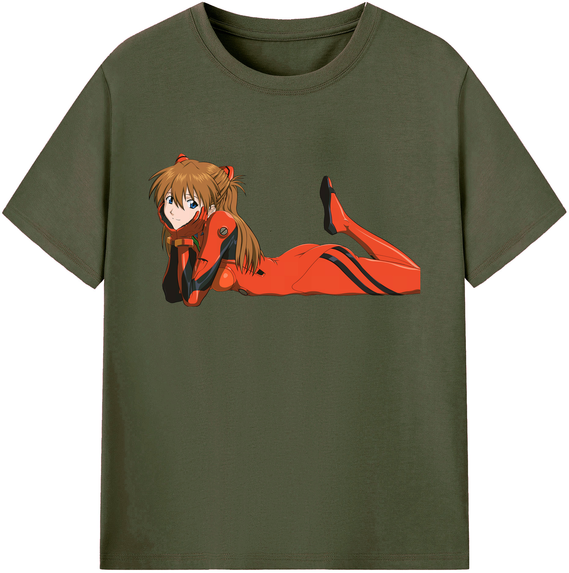 （画像用） EVA 新世紀エヴァンゲリオン 綿100％ メンズ半袖Tシャツ｜肌触りやわらか＆通気性